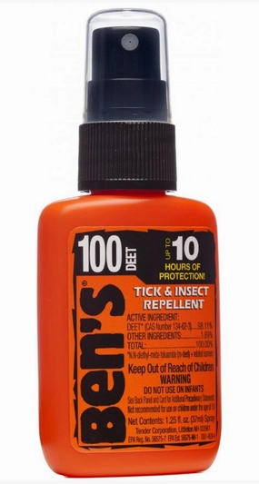 100 Max Deet Tick & Insect Repellent Spray - 1.25 oz