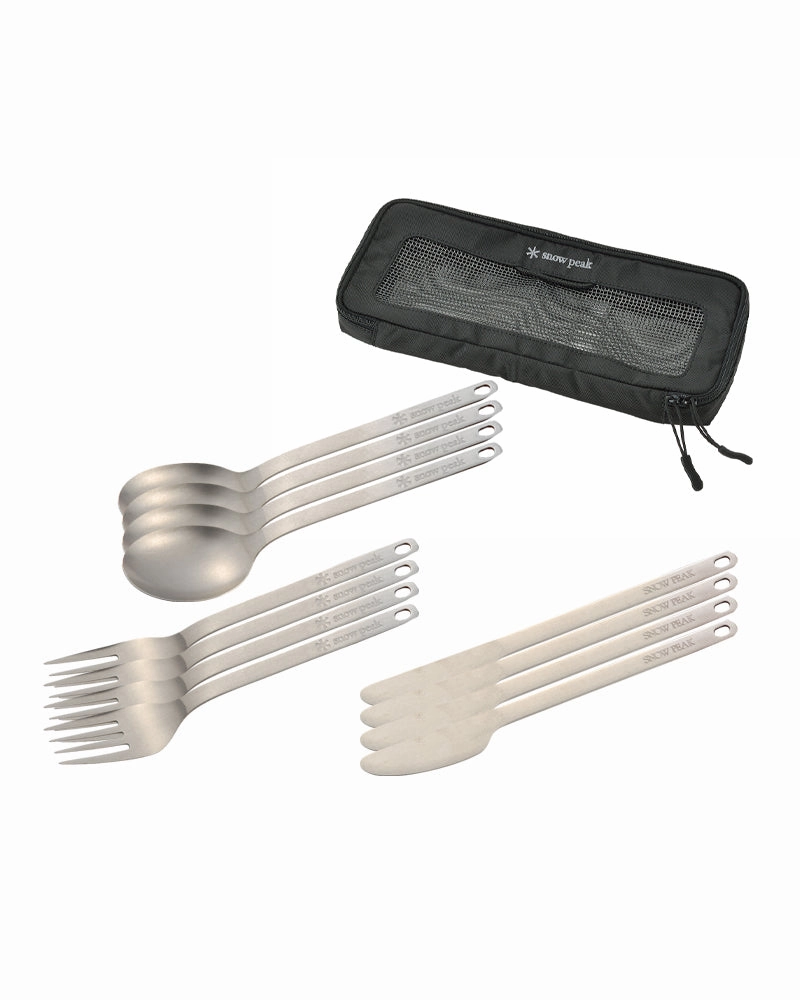 12pc. Titanium Cutlery Set