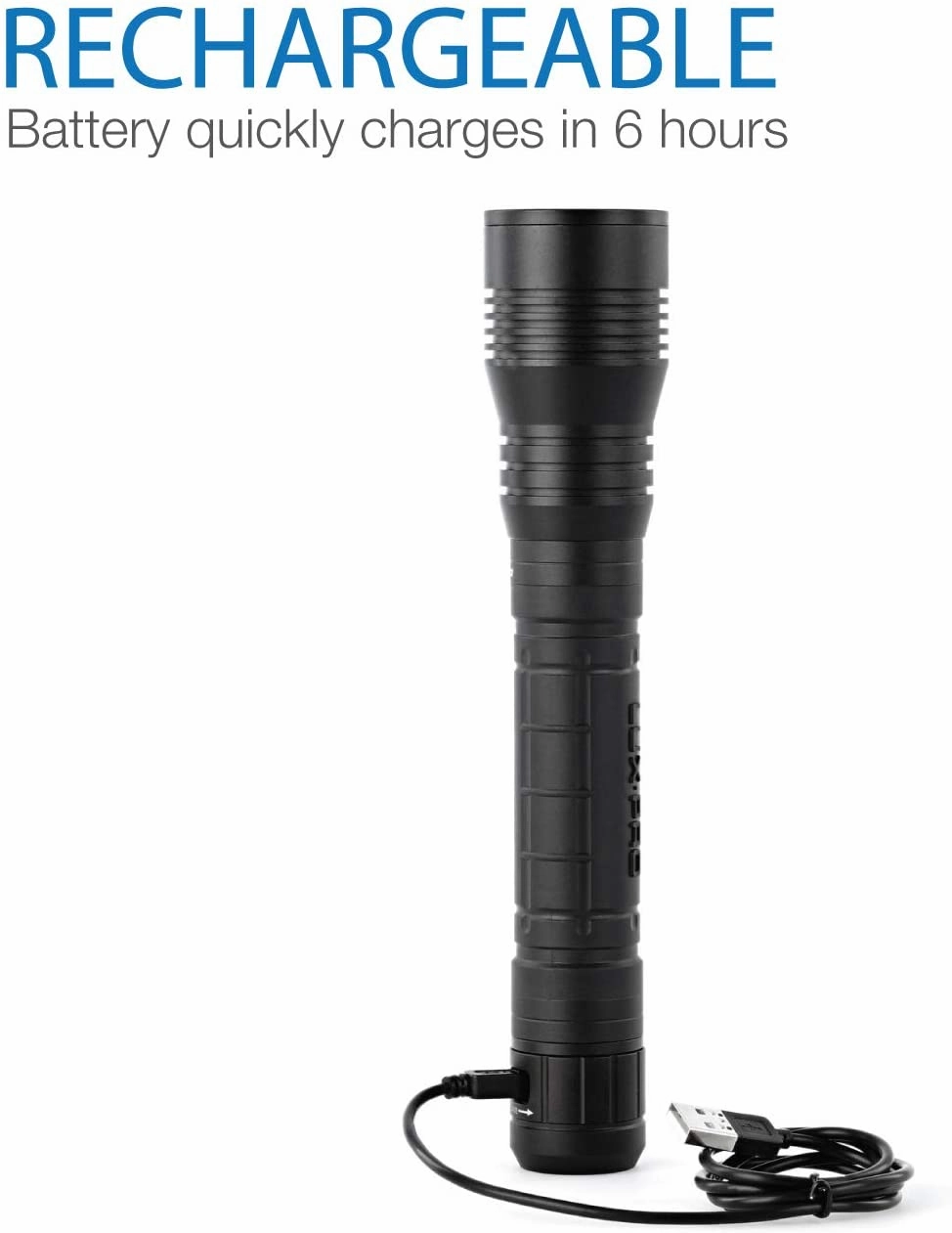 1600 Lumen Tactical LED Flashlight