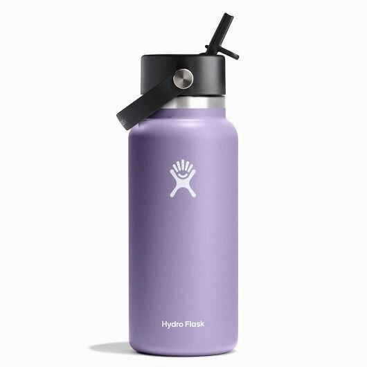 32 oz Wide Mouth with Flex Straw Cap Bottle