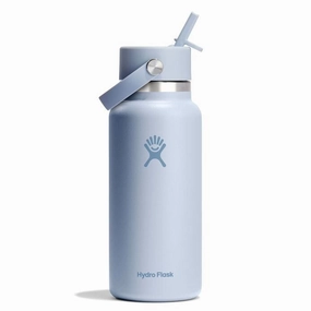 32 oz Wide Mouth with Flex Straw Cap Bottle