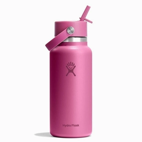 32 oz Wide Mouth with Flex Straw Cap Bottle