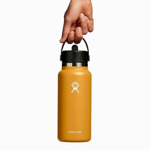 32 oz Wide Mouth with Flex Straw Cap Bottle