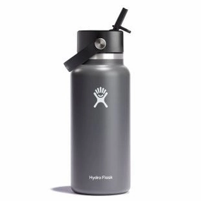 32 oz Wide Mouth with Flex Straw Cap Bottle