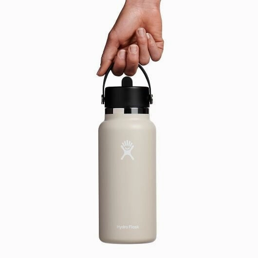 32 oz Wide Mouth with Flex Straw Cap Bottle