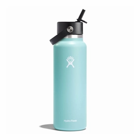 40 oz Wide Mouth with Flex Straw Cap Bottle