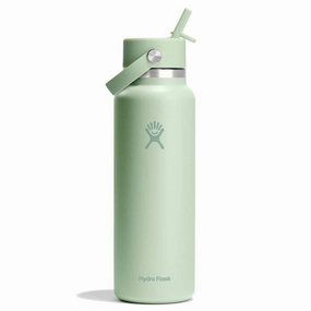 40 oz Wide Mouth with Flex Straw Cap Bottle
