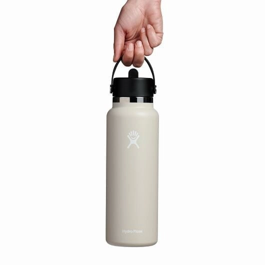 40 oz Wide Mouth with Flex Straw Cap Bottle