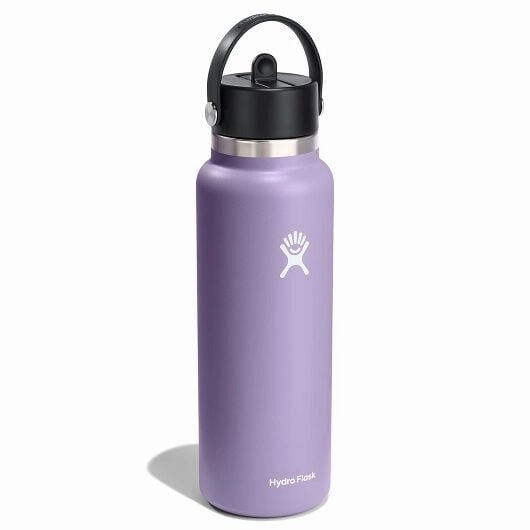 40 oz Wide Mouth with Flex Straw Cap Bottle