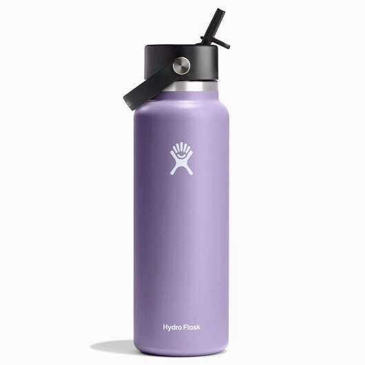 40 oz Wide Mouth with Flex Straw Cap Bottle