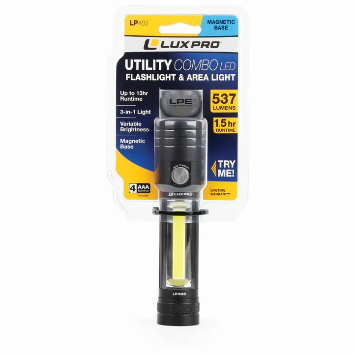 537 Lumen LED Flashlight and Work Light