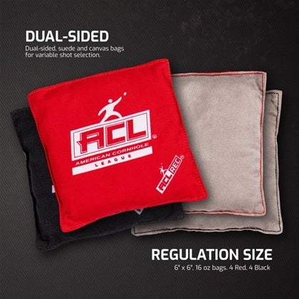 ACL Rec Stick-N-Slick Cornhole Bags - 8 Pack (16oz)