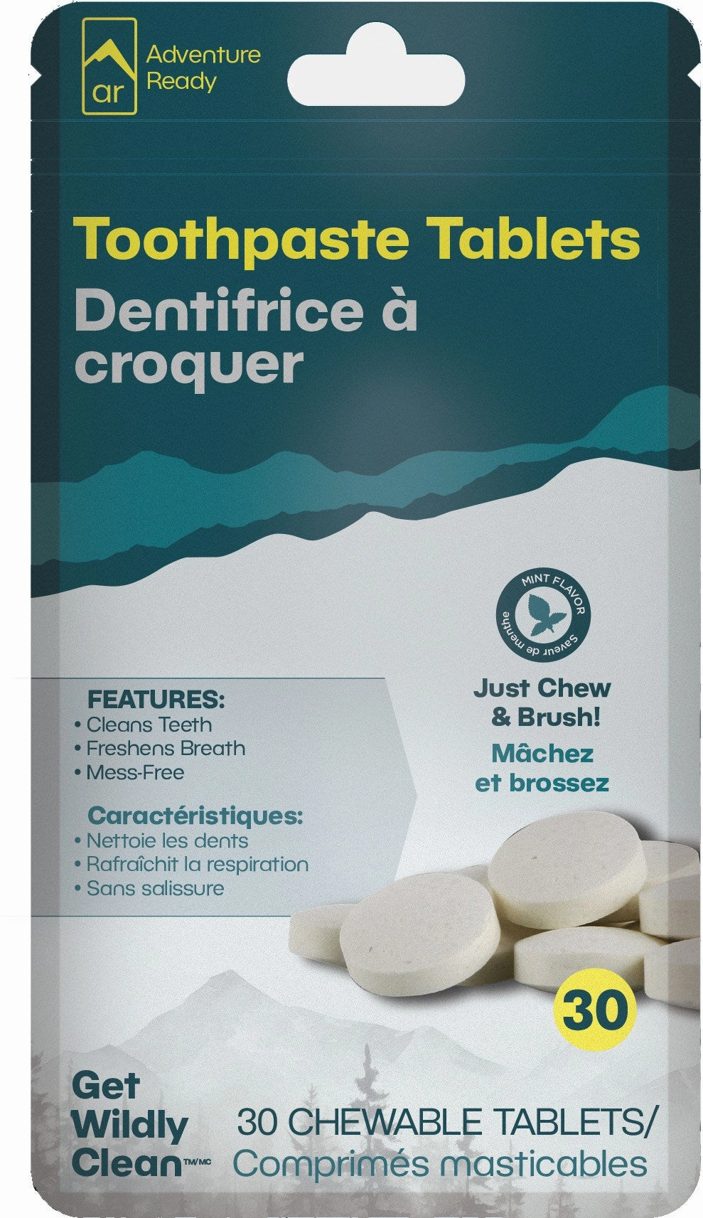 Adventure Ready Toothpaste Tabs Refill - 30