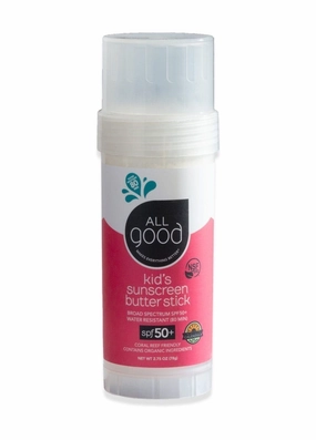 All Good SPF 50  Kids Mineral Sunscreen Butter Stick 2.75oz