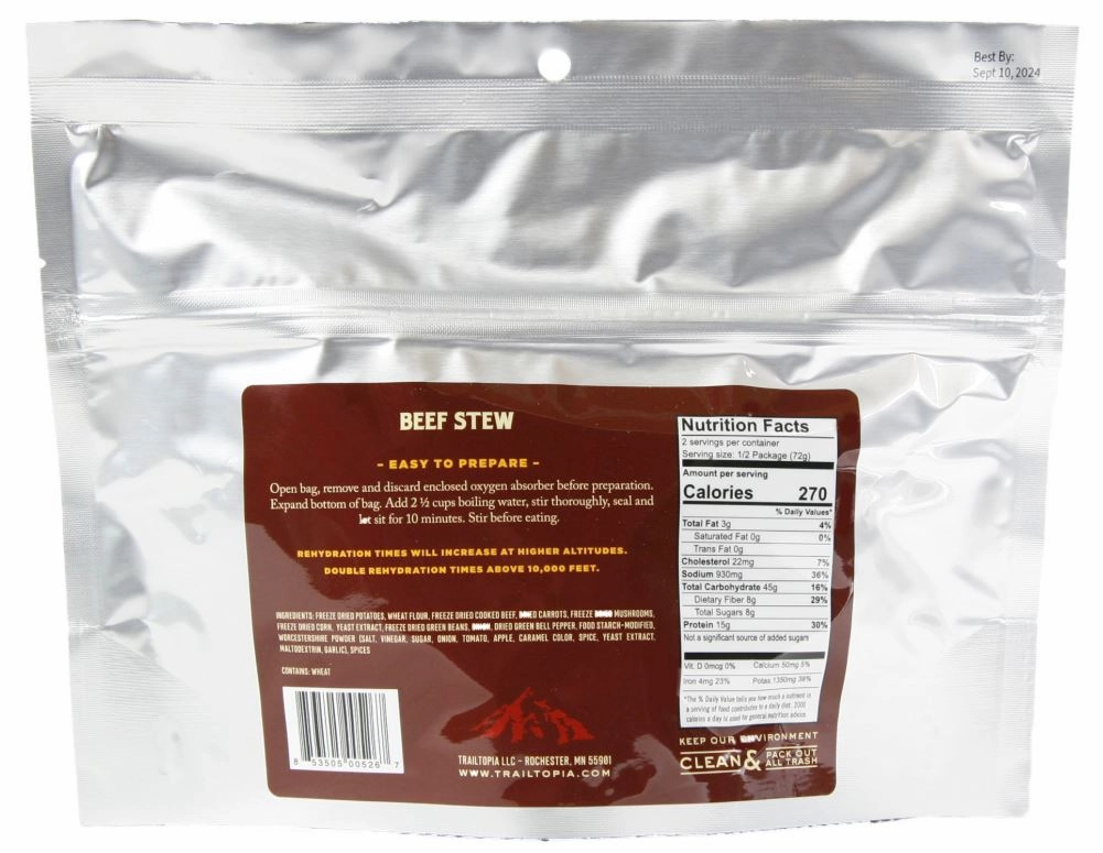 Beef Stew (2 Servings)