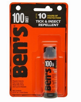 Ben's 100 Max Deet Tick & Insect Repellent Mini Spray (0.5 oz)