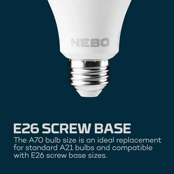 Blackout Backup Emergency Bulb-2pk