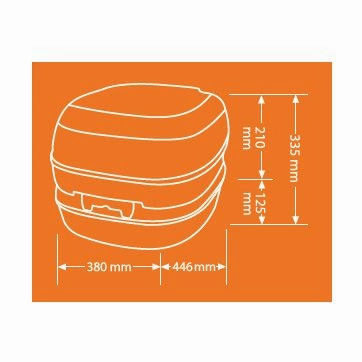 Blue Diamond When Nature Calls Portable Toilet - 16 Litre