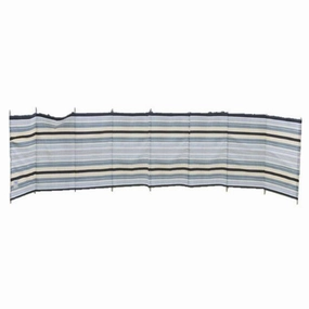 Blue Diamonds Traditional Windbreaks  9 Pole Sand / Grey