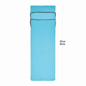 Breeze Sleeping Bag Liner - Rectangular with Pillow Sleeve