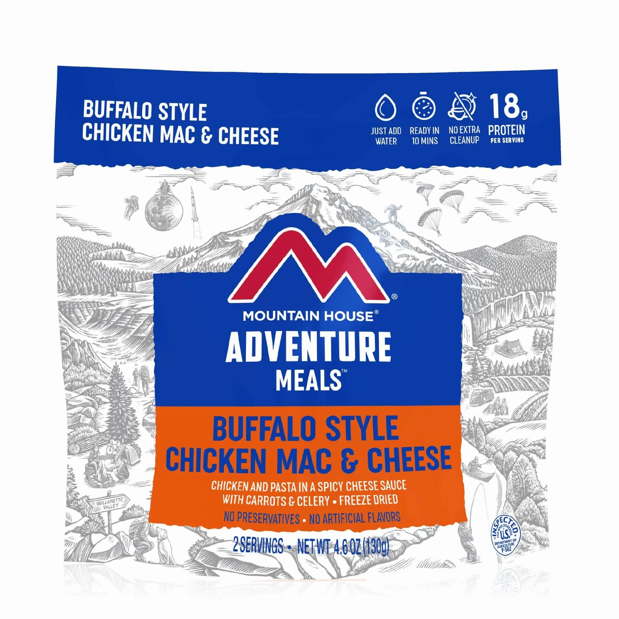 Buffalo Style Chicken Mac & Cheese