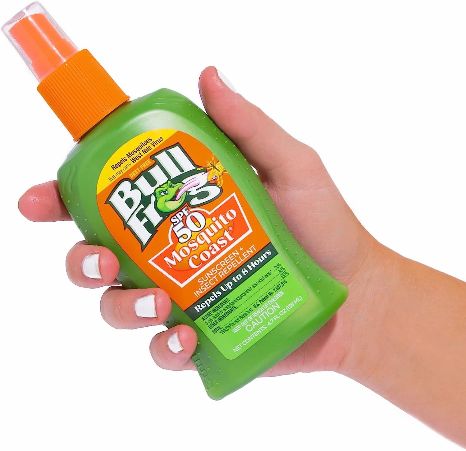 Bullfrog Mosquito Coast Sunscreen and Insect Repellent Pump Spray