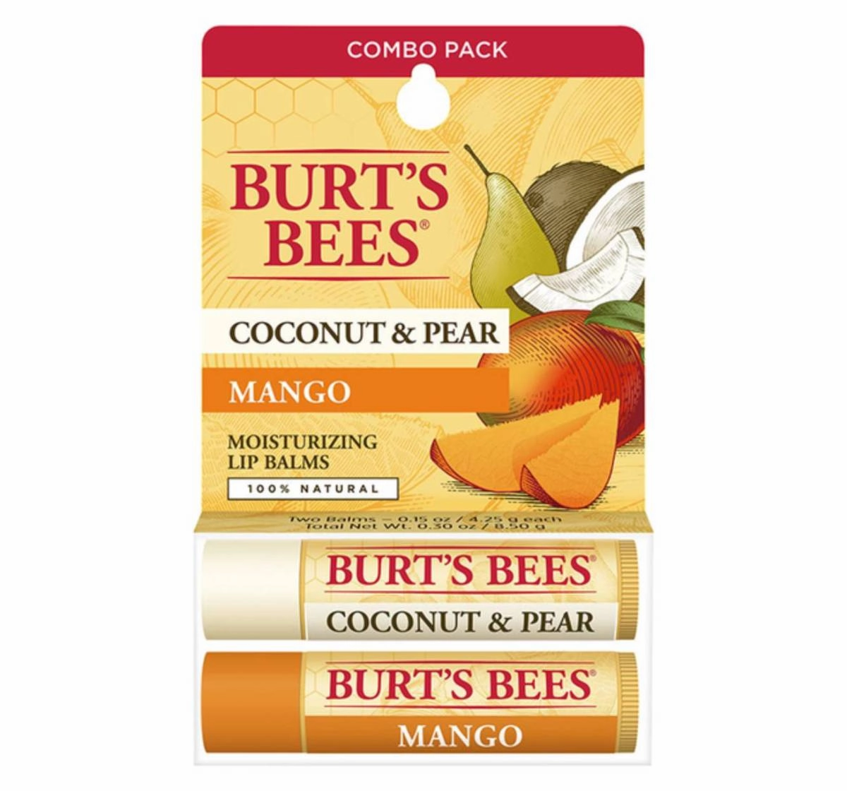 Burt's Bees Lip Balm Tube 2-Pack