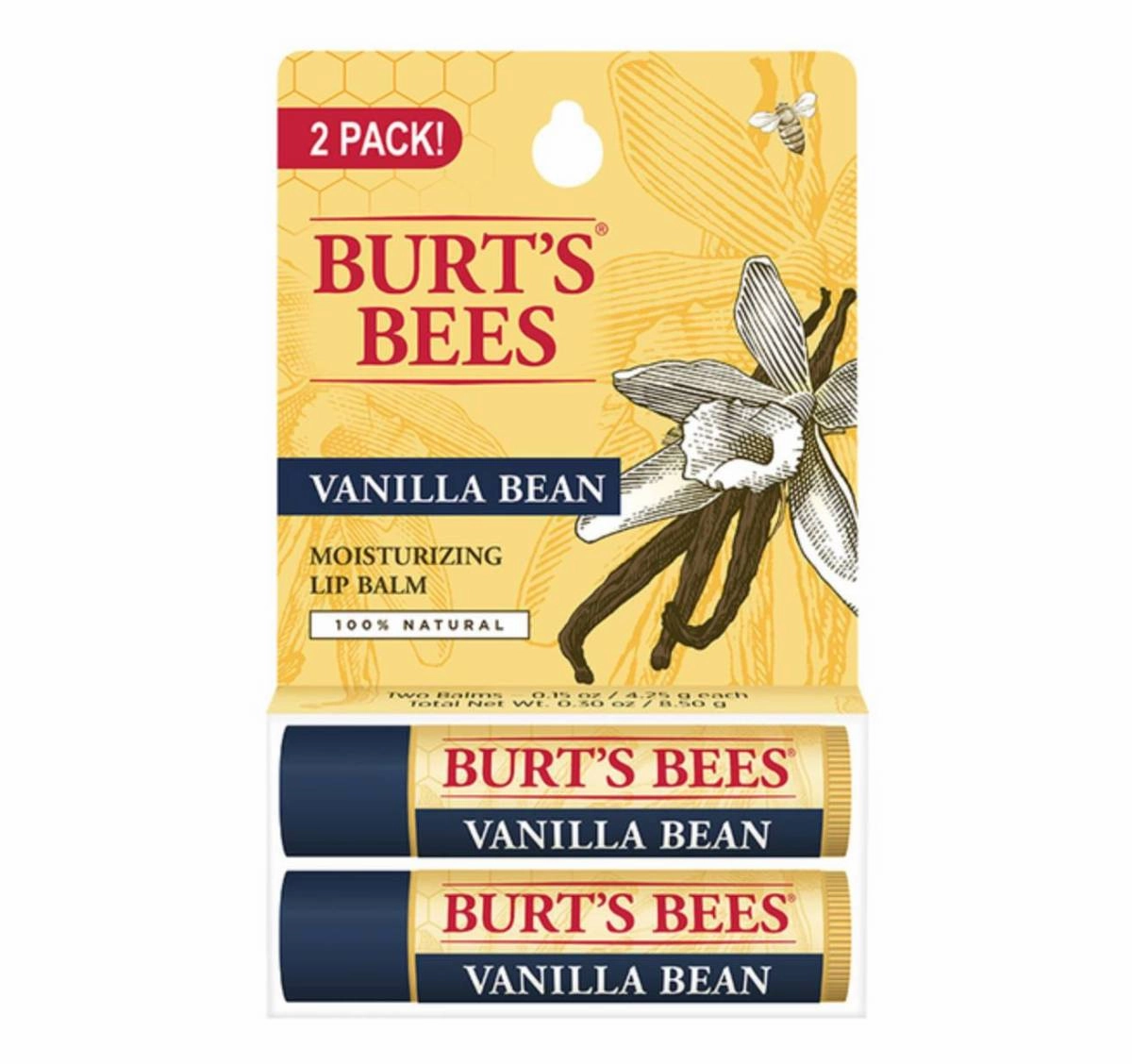 Burt's Bees Lip Balm Tube 2-Pack