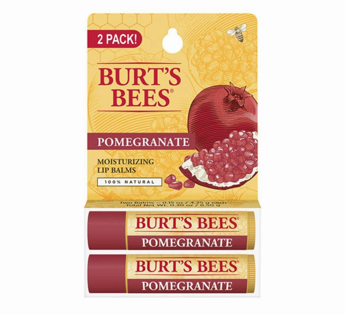 Burt's Bees Lip Balm Tube 2-Pack