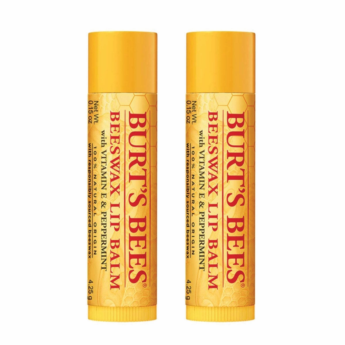 Burt's Bees Lip Balm Tube 2-Pack