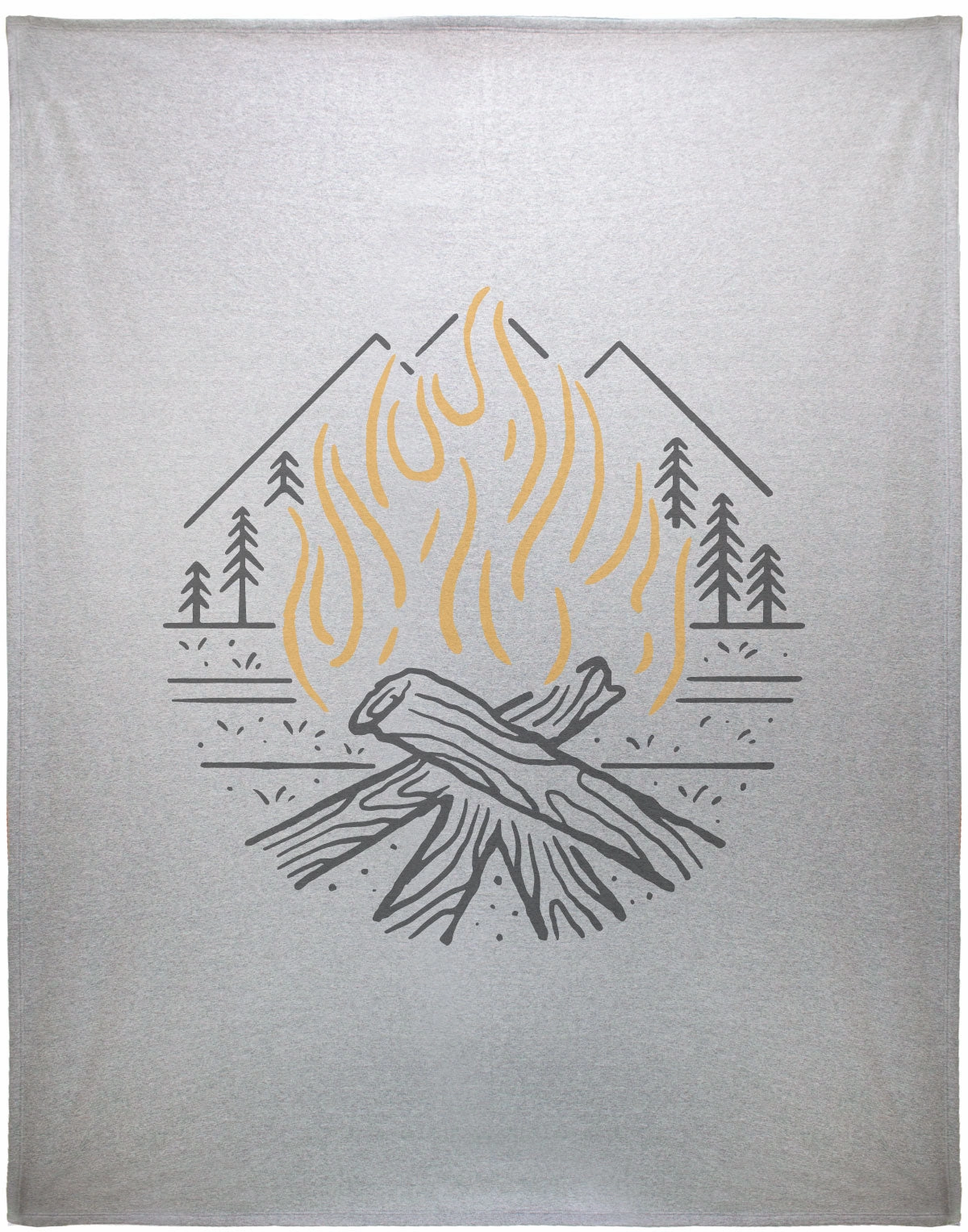 Cabin Comfort Graphic Sweatshirt Blanket