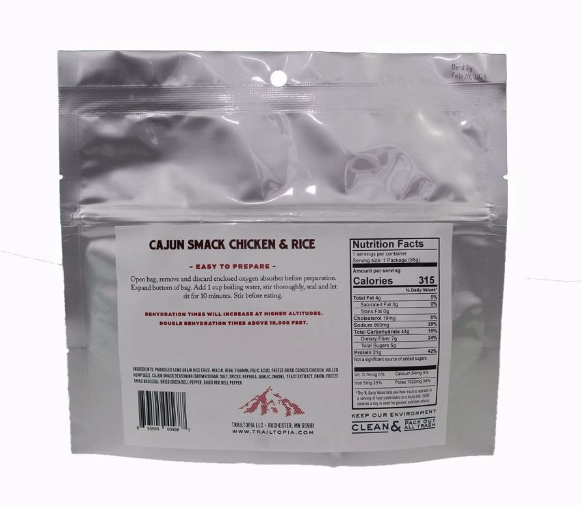 Cajun Smack Chicken and Rice (Single Serving)