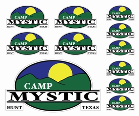 Camp Logo-Mystic Decal Set 11-Pack