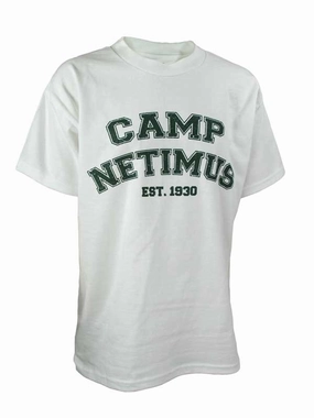Camp Netimus Distressed Print Tee