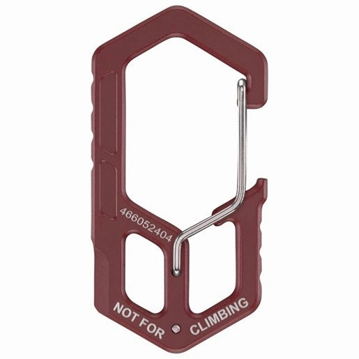 Carabiner Bottle Opener - Drab Red