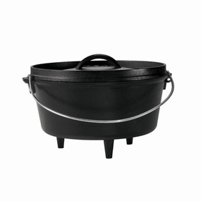 Cast Iron Deep Camp Dutch Oven - 5Qt