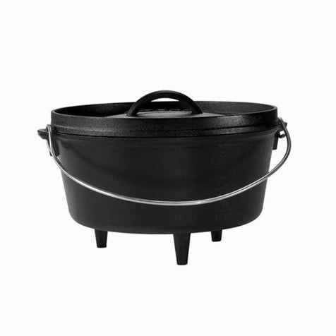 Cast Iron Deep Camp Dutch Oven - 5Qt