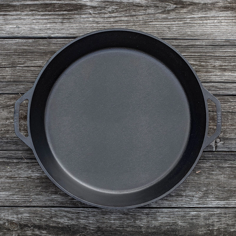 Cast Iron Dual Handle Pan-(17 Inch)