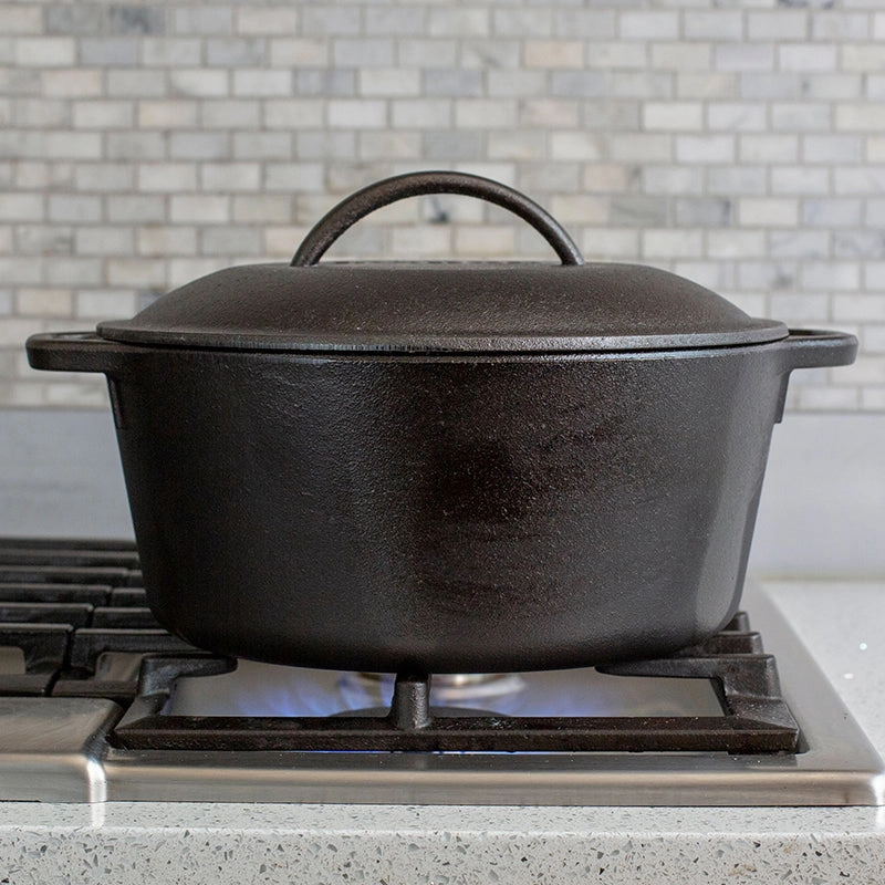 Cast Iron Dutch Oven-(5 Quart)