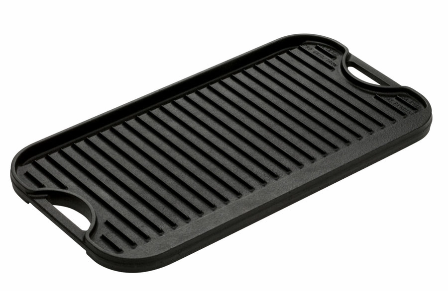 Cast Iron Reversible Grill/Griddle-(20 x 10.5 Inch)