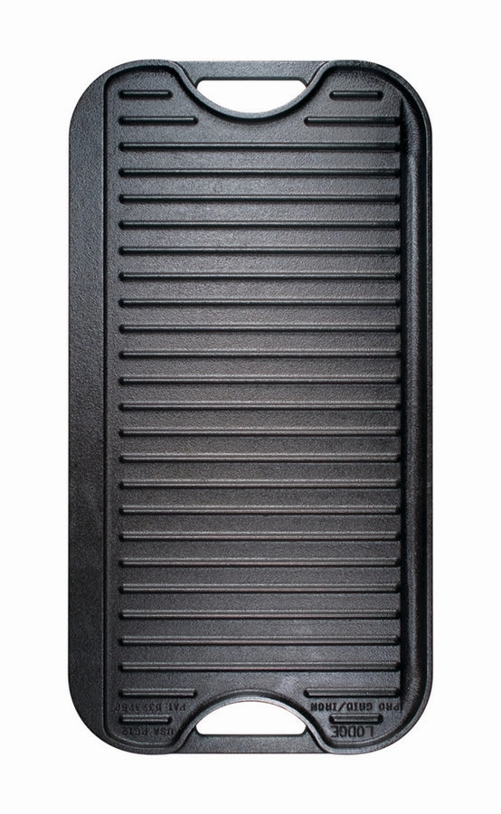 Cast Iron Reversible Grill/Griddle-(20 x 10.5 Inch)