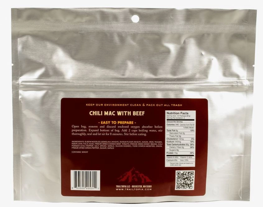 Chili Mac with Beef (2 Servings)