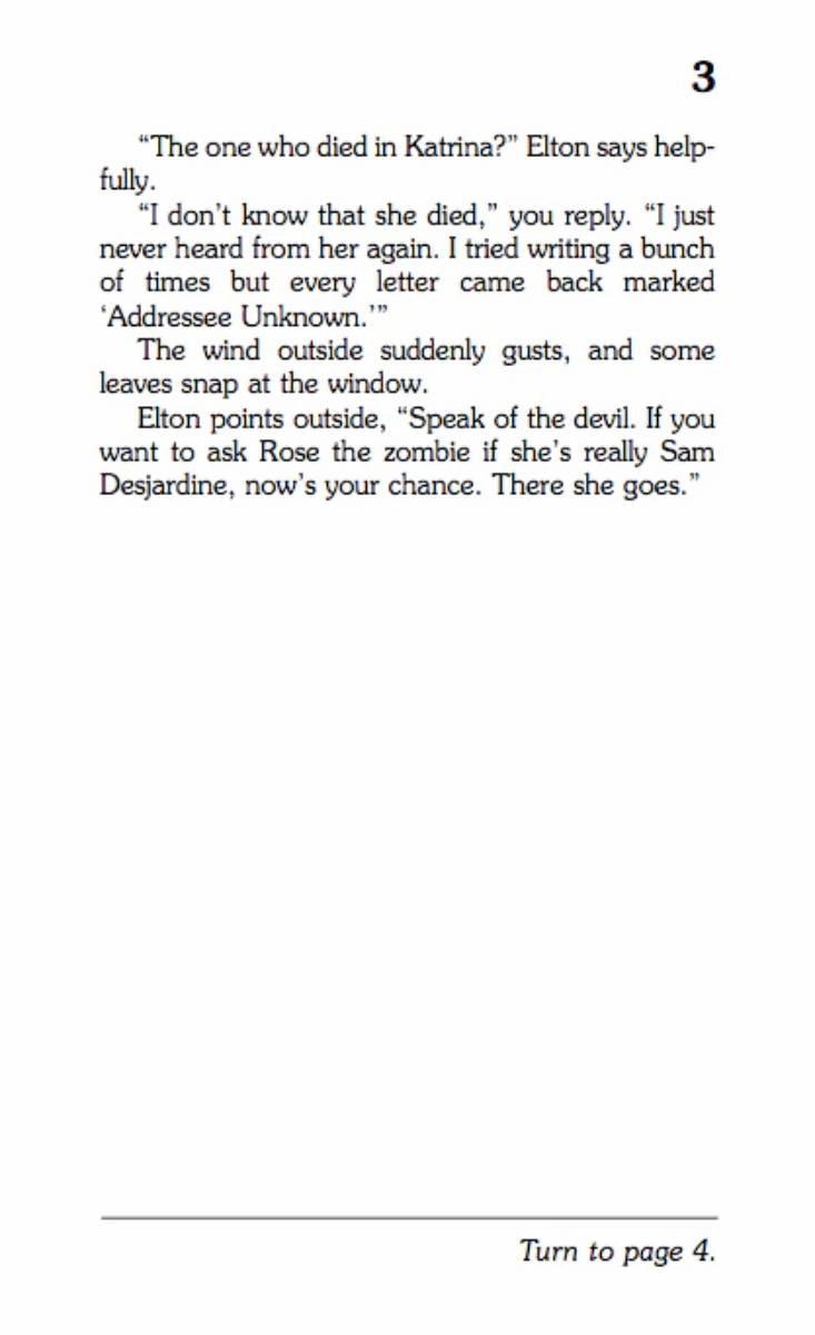 Choose Your Own Adventure #34 - Zombie Penpal