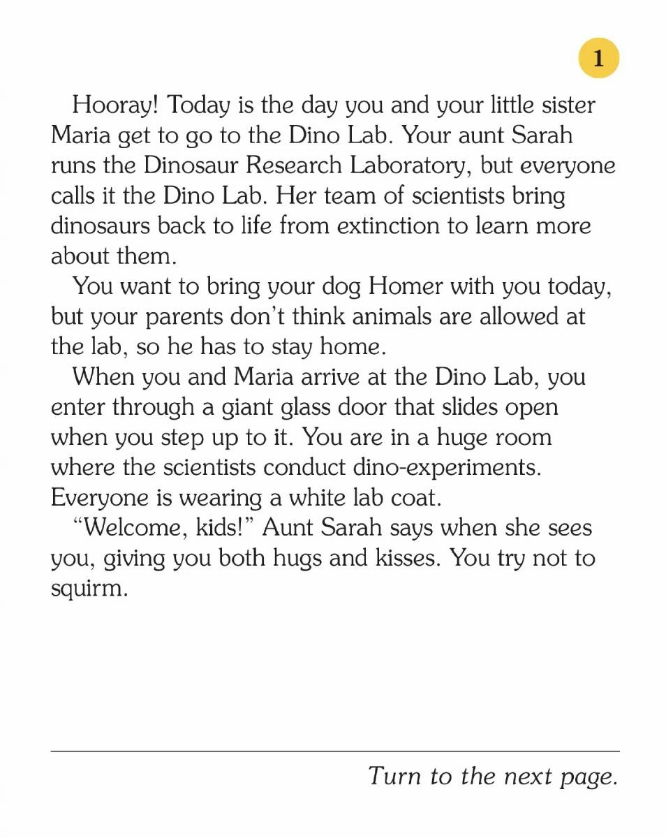 Choose Your Own Adventure - Dino Lab
