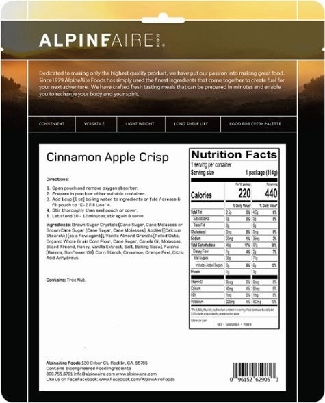 Cinnamon Apple Crisp