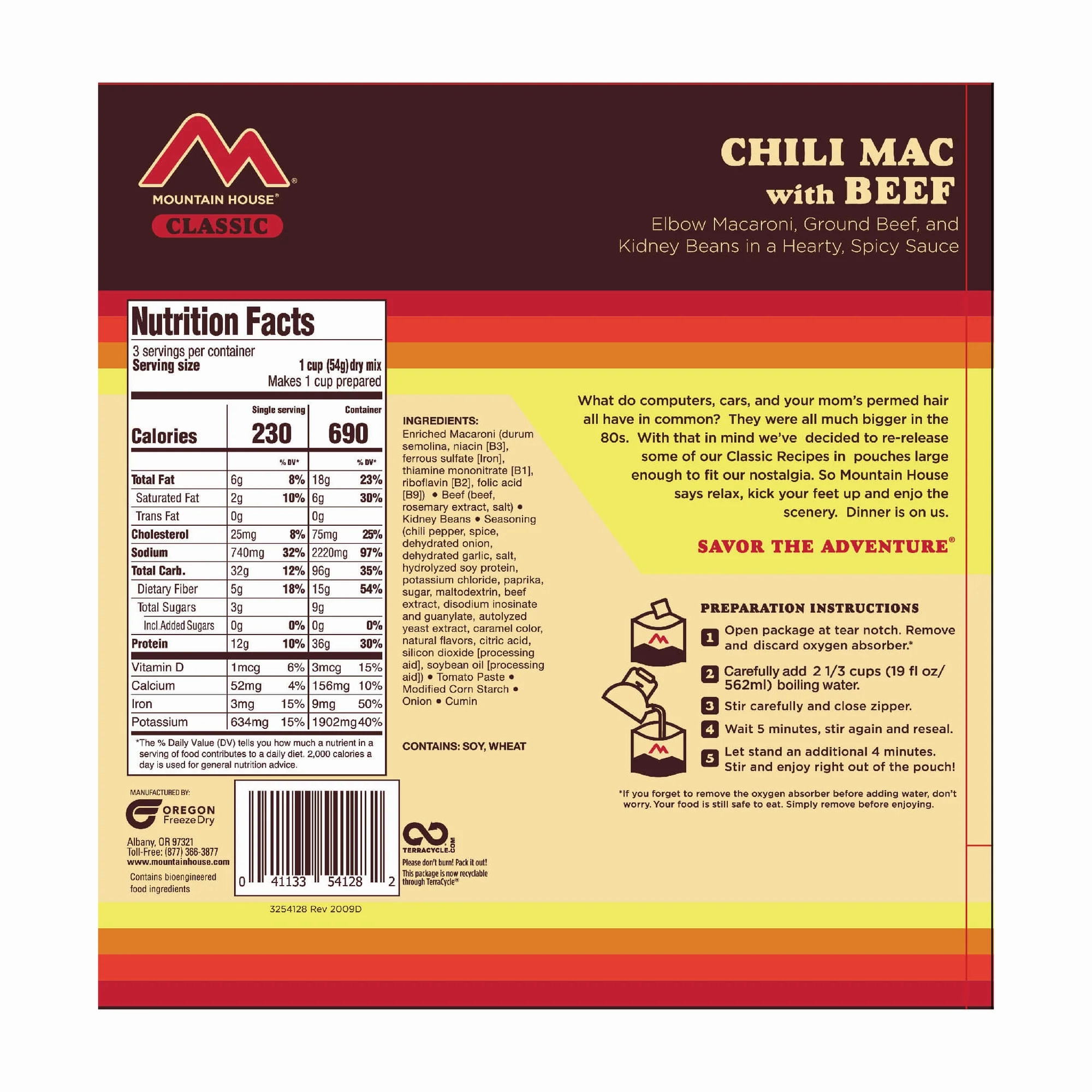 Classic Chili Mac with Beef