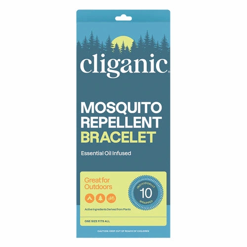 Cliganic Organic Mosquito Repellent Bracelet 10 Pack