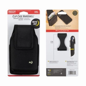 Clip Case Hardshell Universal Vertical Rugged Holster