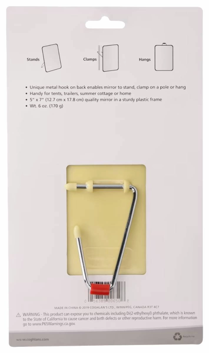 Coghlans 3-Way Camping Mirror