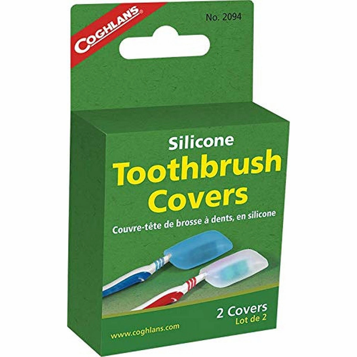 Coghlans Silicone Toothbrush Covers 2-Pack